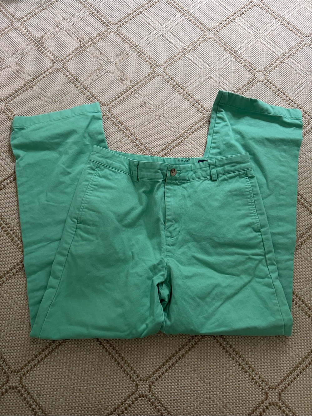 Big boys Mint Green Chino Pants, size 18; Vineyard Vines